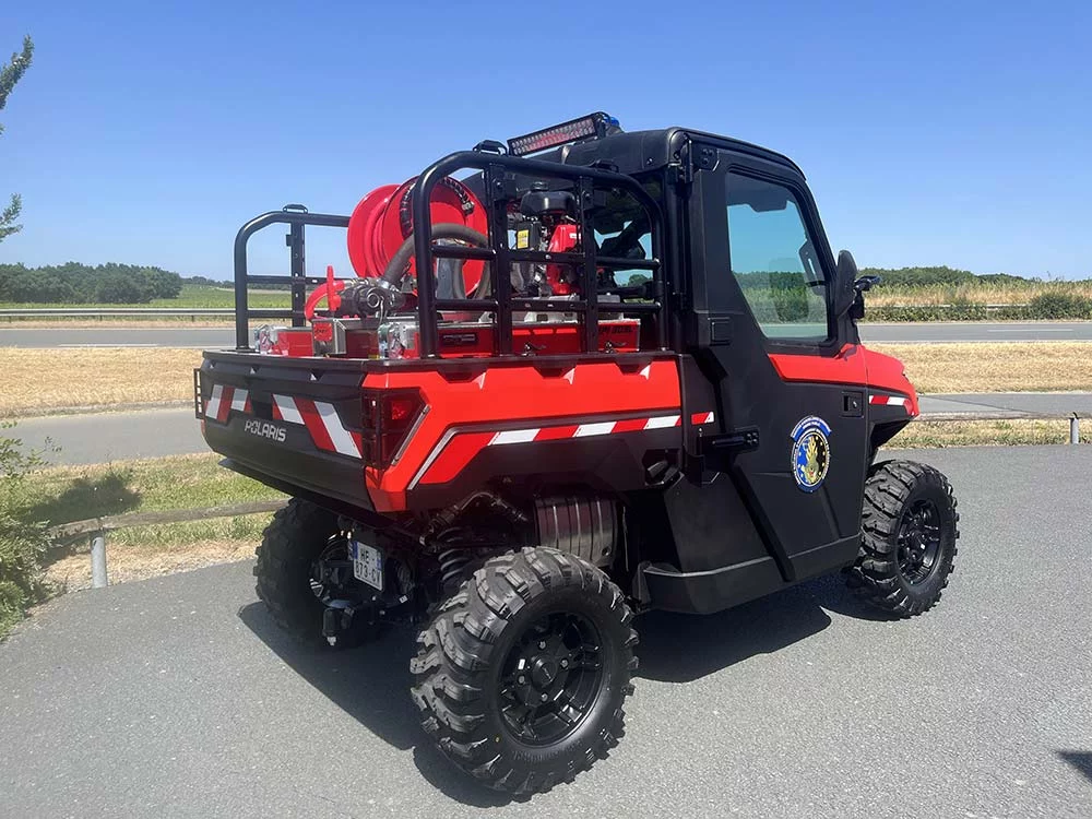 Quad Polaris Ranger avec cuve départ incendie Quad Polaris Ranger avec cuve départ incendie
