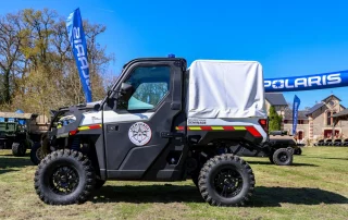 Quad sécurité civile pour déminage