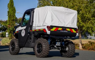 Quad sécurité civile pour déminage Quad sécurité civile pour déminage